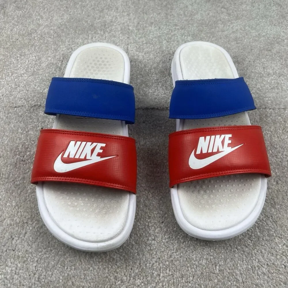 Nike‎ Flip Flops Size 11-Represent USA-Slides Sandals USA Red/White/Blue